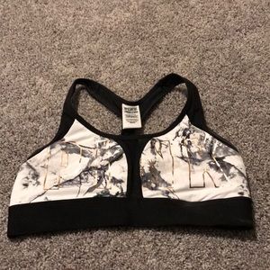 Pink sports bra!